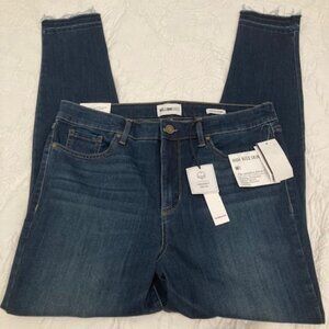 William Rast Dark Blue High Rise Skinny Jeans